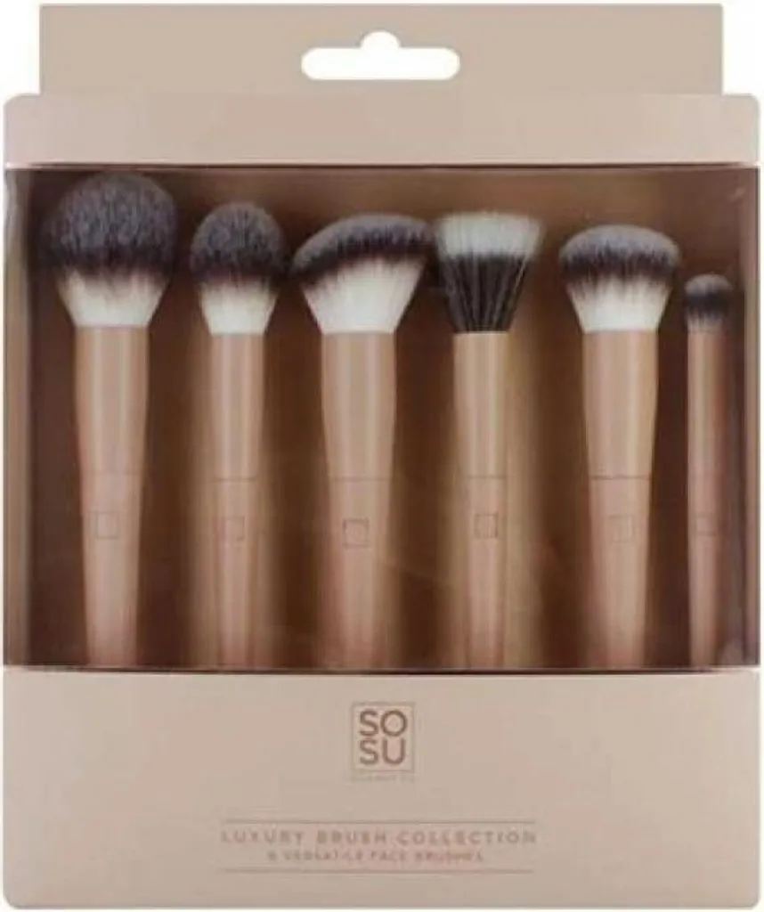 Set de pinceaux pour le visage pour un maquillage quotidien naturel