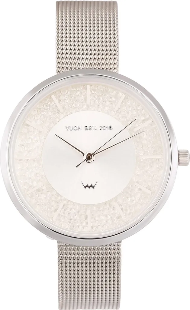 Montre Argentée Femme Vuch Sparkly Light Silver : Style et Confort Durable