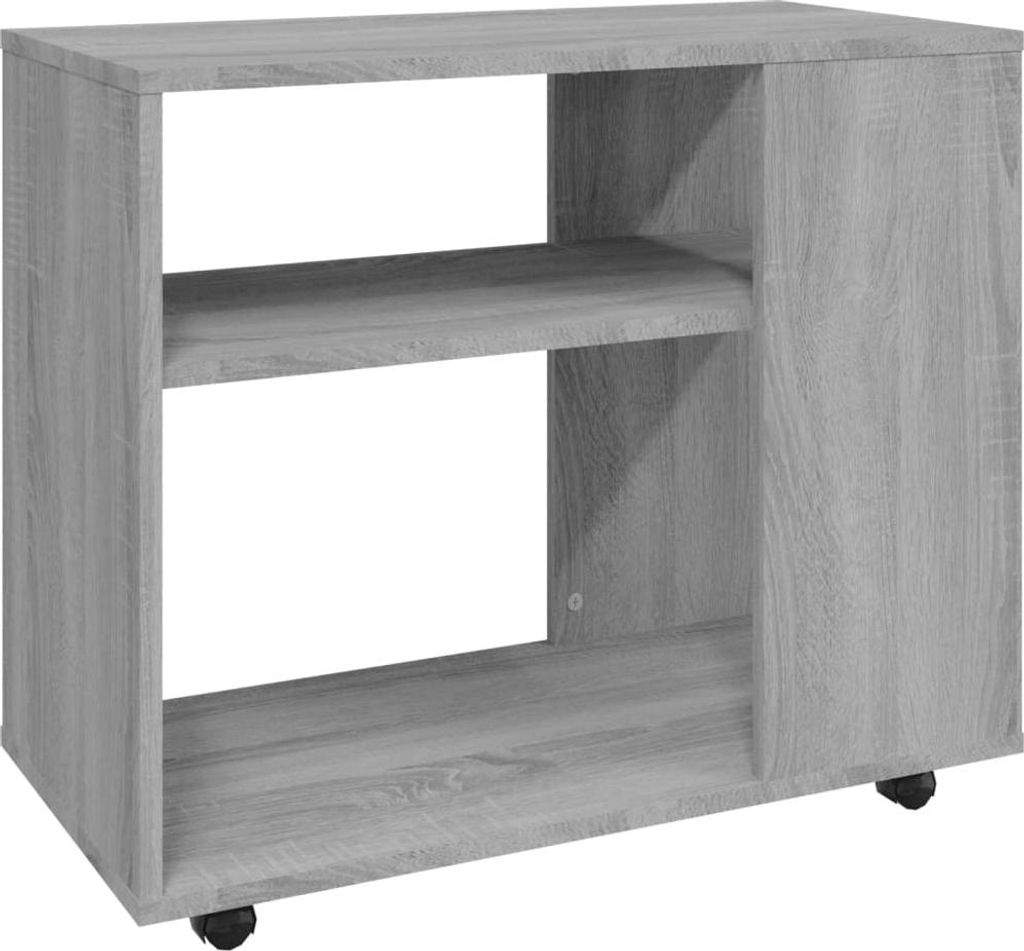 vidaXL Beistelltisch Grau Sonoma 70x35x55 cm Holzwerkstoff