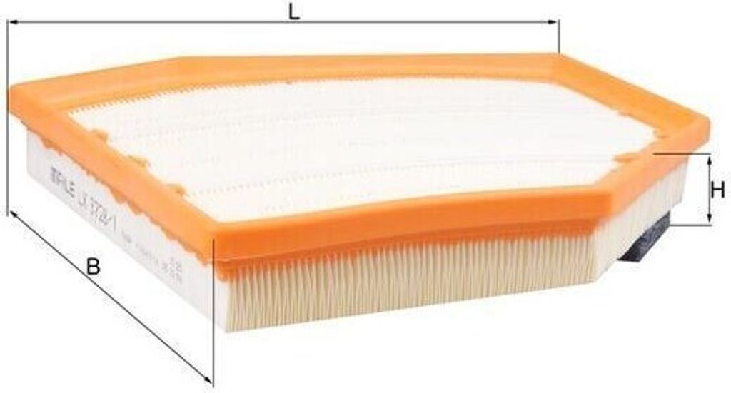 Luftfilter MAHLE LX 3728/1 für BMW 5 Limousine (G30, F90) Produktbild 