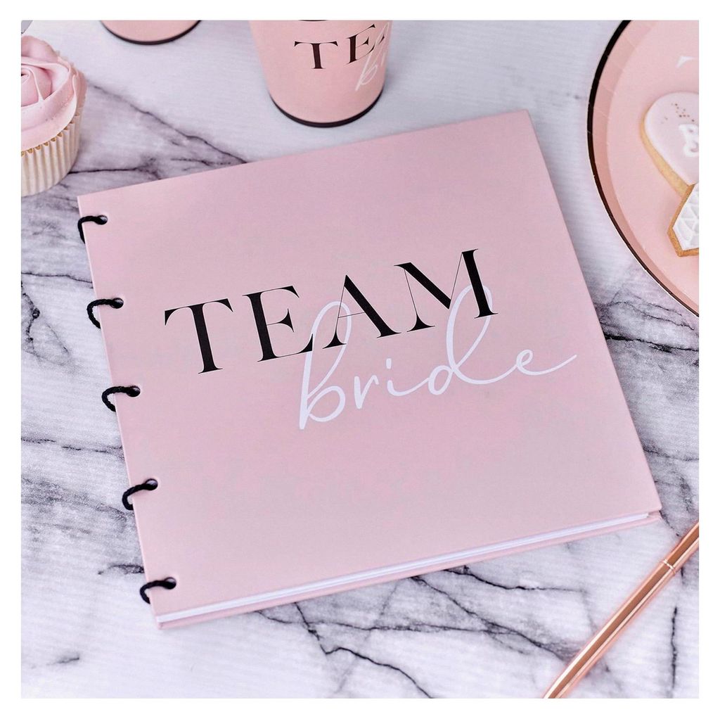 Gästebuch Team Bride Junggesellinnenabschied, 32 Seiten