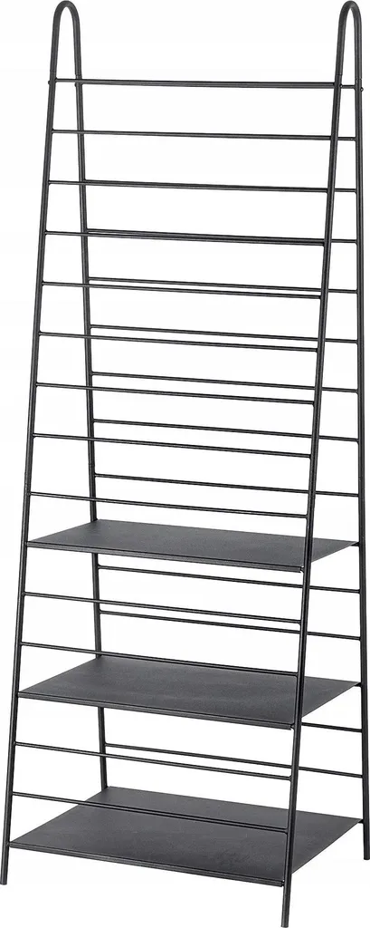 Treillis de jardin en métal noir 172cm pour plantes grimpantes - Stable