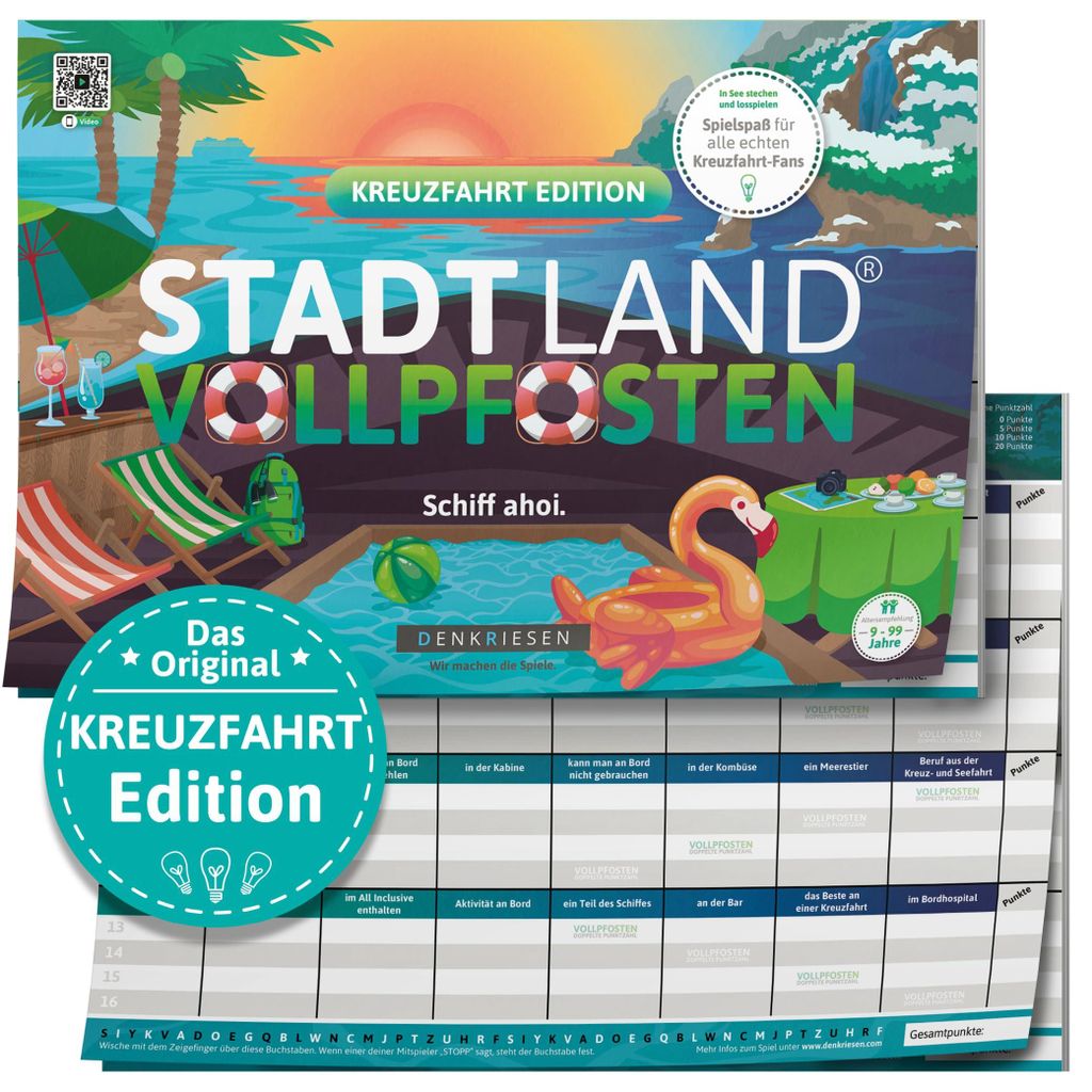 DENKRIESEN - STADT LAND VOLLPFOSTEN® - KREUZFAHRT EDITION - Produktbild 