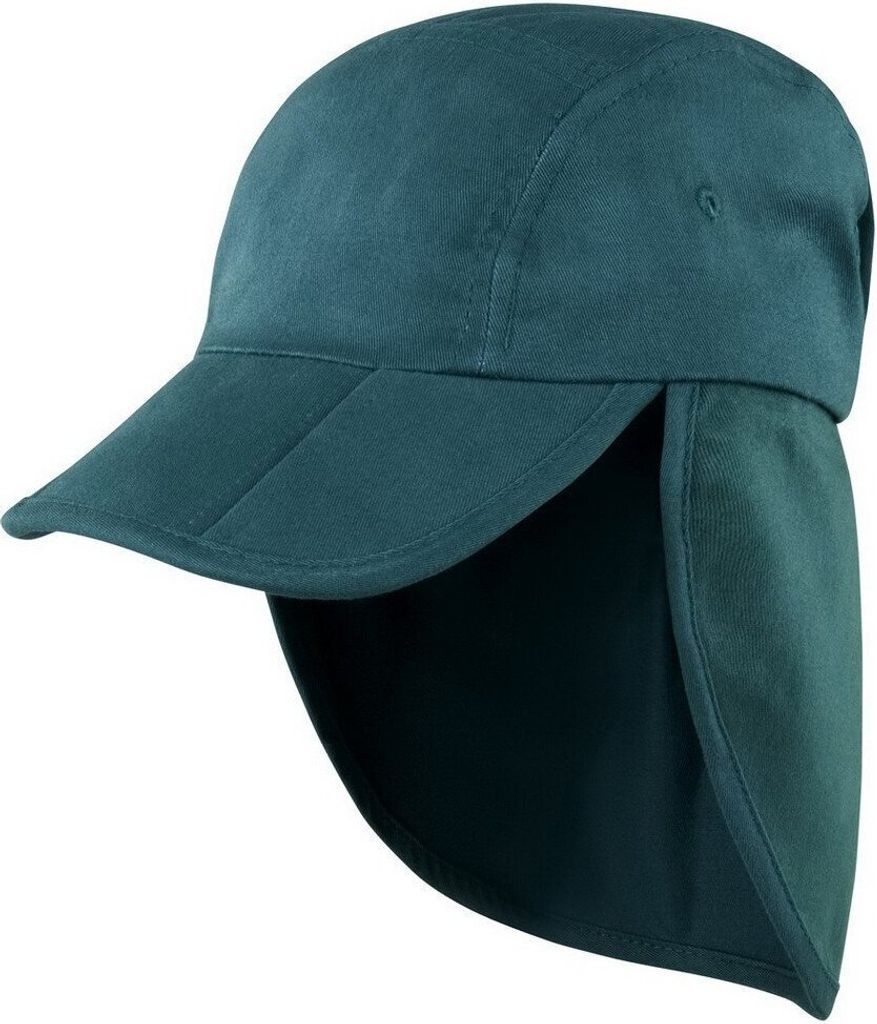 Result Uni Legionärskappe / Baseballkappe (2 Stück/Packung) BC4221 (Einheitsgröße) (Flaschengrün)