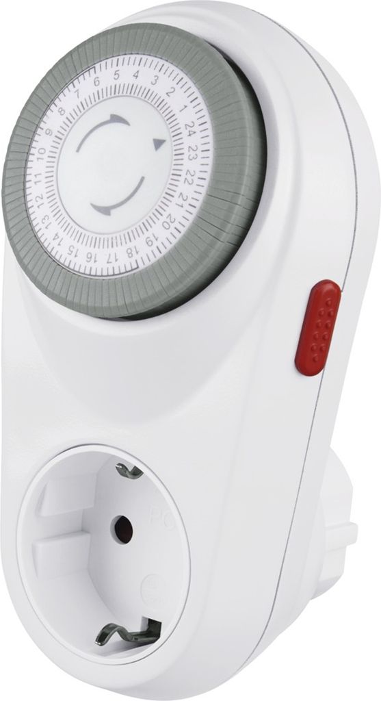 Hama Zeitschaltuhr "Curved", mechanisch, weiß Produktbild 