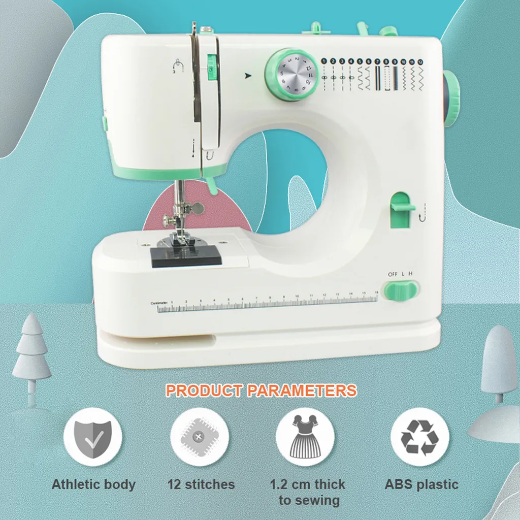Machine à coudre portable 12 points de couture et plateau de travail - 3