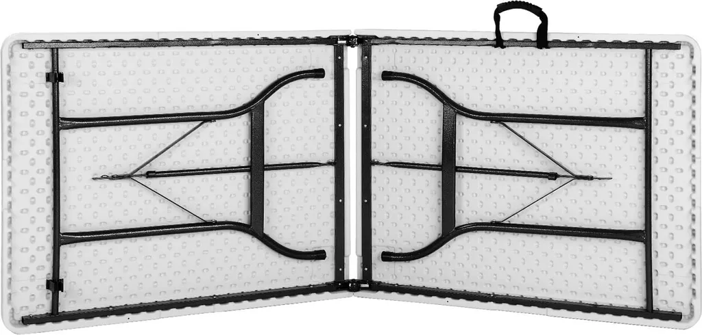 Table de réception pliante blanche portable avec sac de rangement 7ft - 5