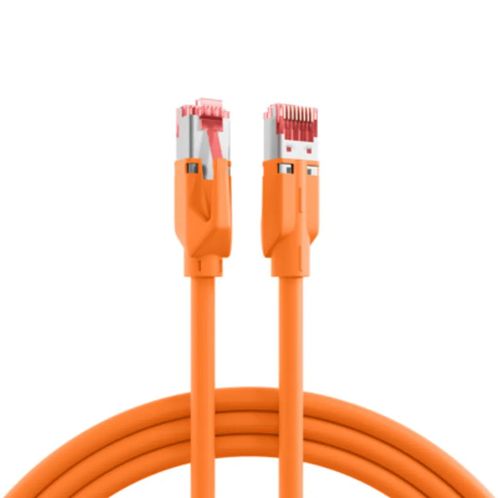 Cavo di Rete EFB K8056.3 Arancio 3m Cat.6A | S/FTP per Server e Switch