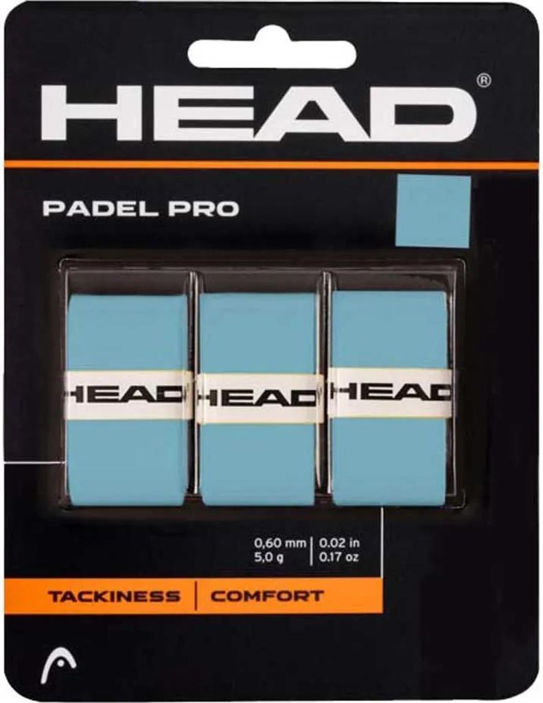 Head Racket Padel Pro Padelgriff 3 Einheiten Blau Blau One Size