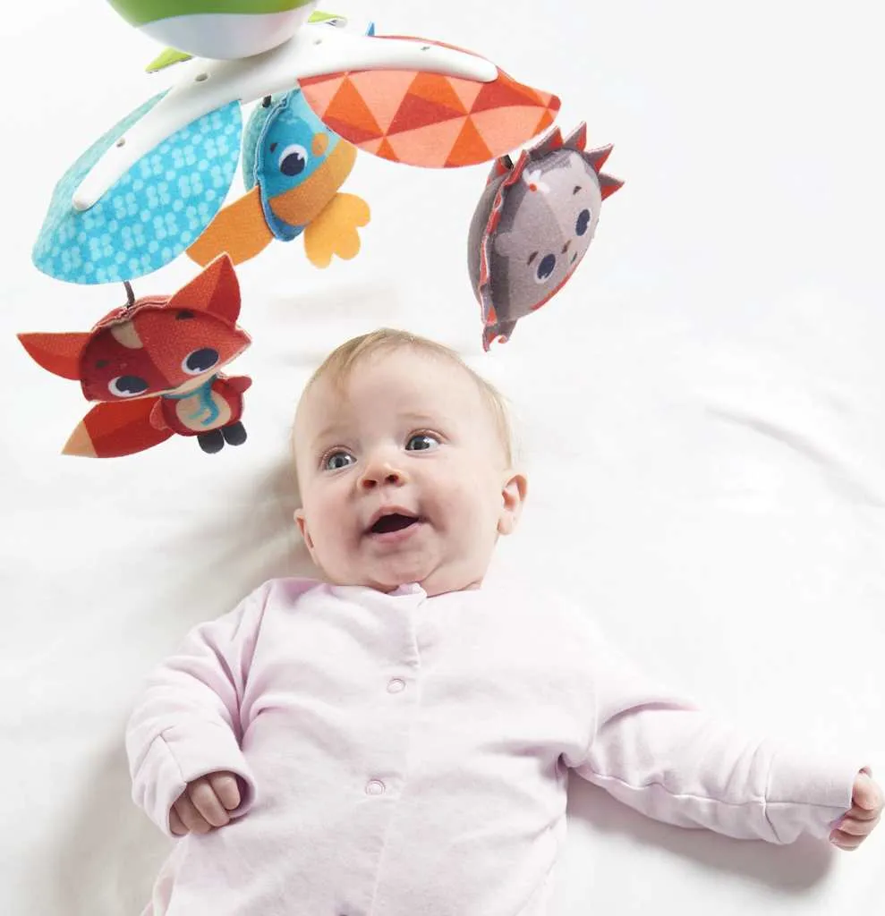 Comment apaiser bébé partout ? Mobile Tiny Love 3-en-1 musical nomade