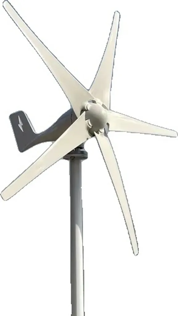 Éolienne domestique 12V blanche avec régulateur de charge MPPT intégré