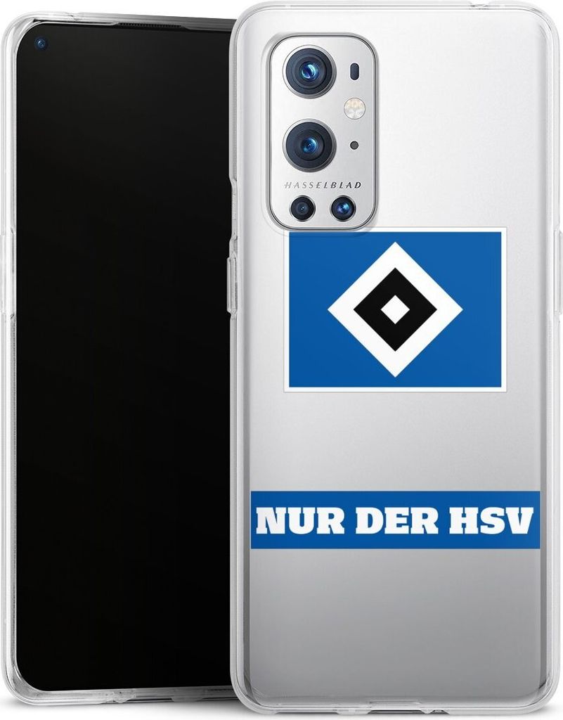 DeinDesign Handyhülle für OnePlus 9 Pro Silikon Hülle Case Smartphone Schutzhülle HSV Hamburger SV Statement