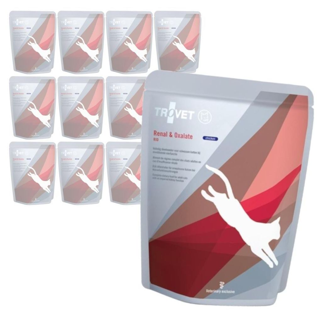 Trovet Renal & Oxalate RID 12x85g Diät-Nassfutter mit Huhn Produktbild 