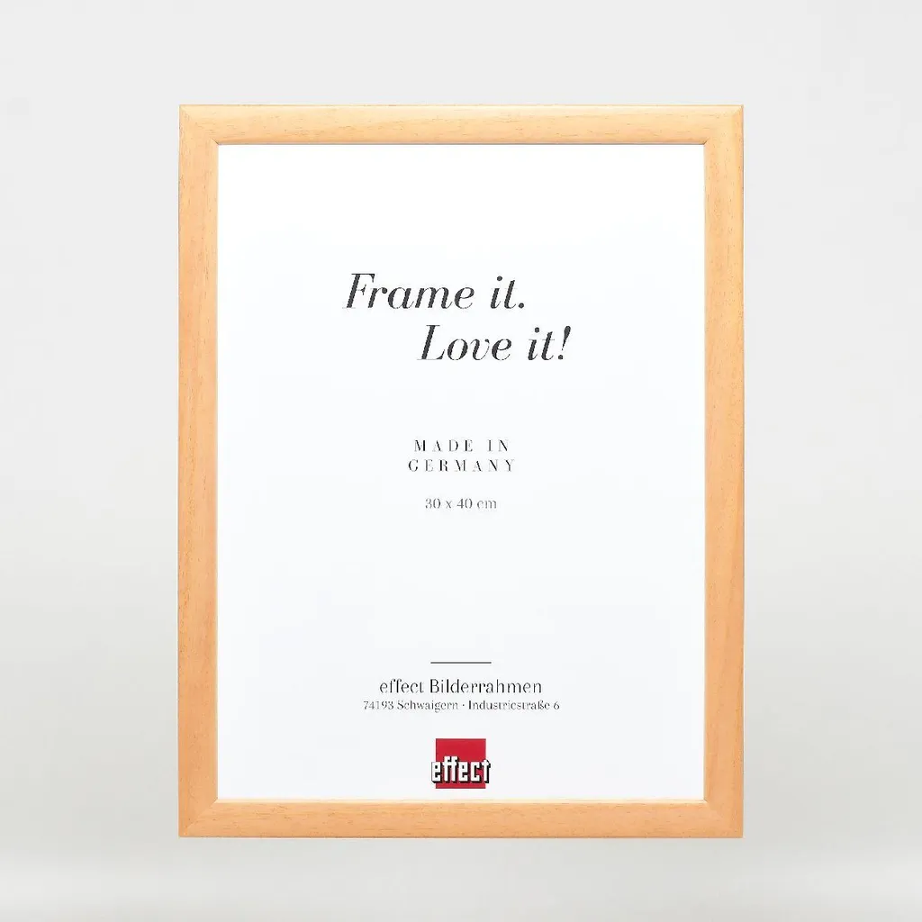Cornice Legno 18x24 Profilo 43 Natur - Vetro Antiriflesso | Prezzo Top - 3