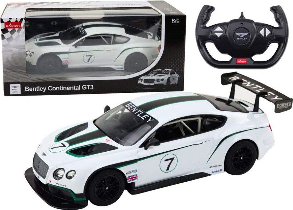 Bentley Continental GT3 RC 1:14 bianco Immagine del prodotto 