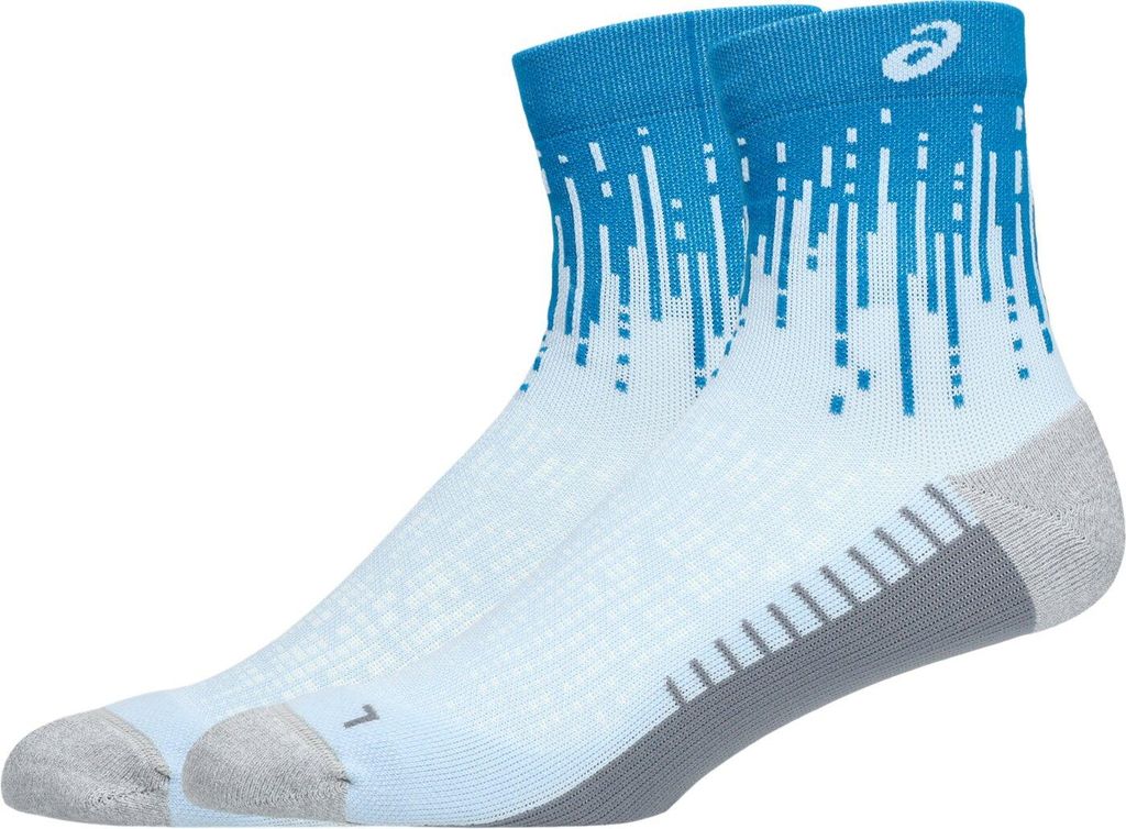 Asics Performance Run Sock Quarter Aegean Blue/Arctic Blue Aegean Blue/Arctic Blue Xl