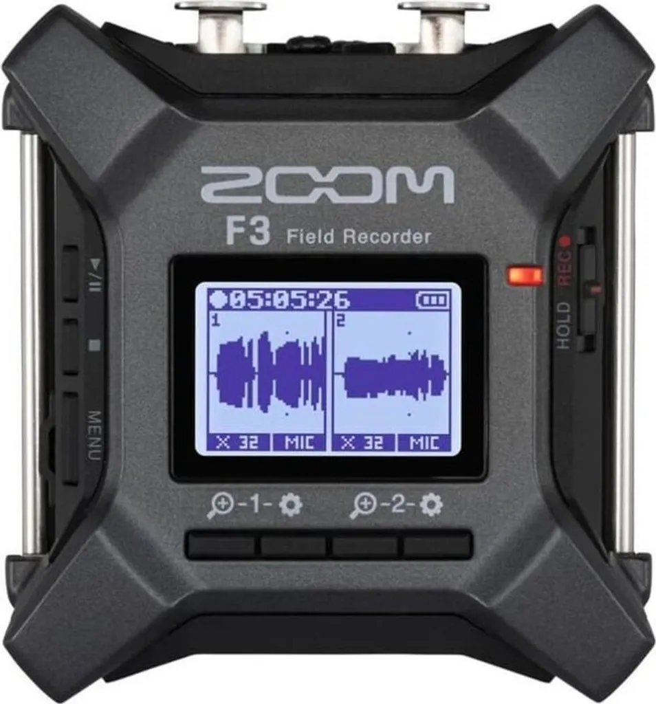Zoom F3 Enregistreur pour Podcast et Interview avec Son Haute Résolution