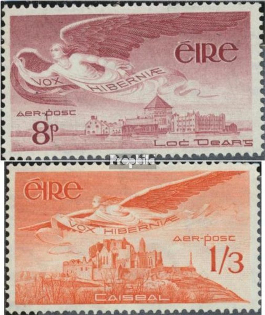 Briefmarken Irland 1954 Mi 124-125 (kompl.Ausg.) postfrisch Engel