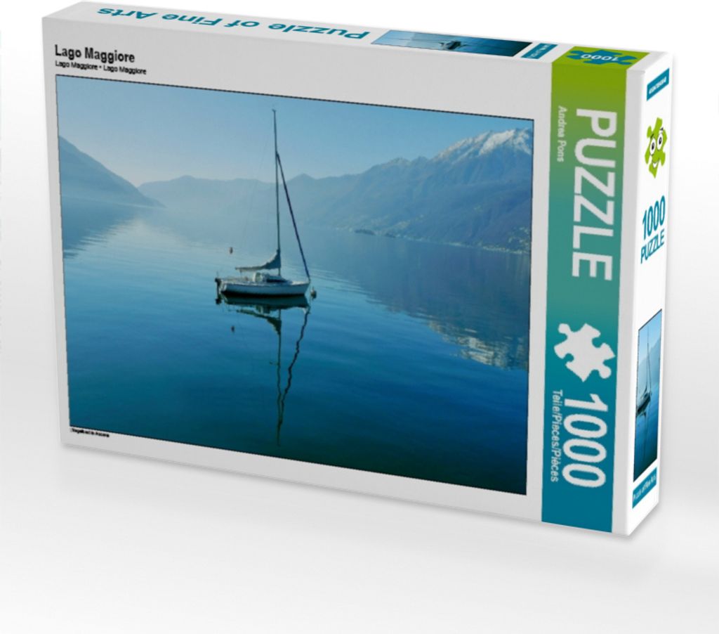 Calvendo Lago Maggiore 1000 Teile Puzzle quer 640x480mm, Pons Andrea; 7450247