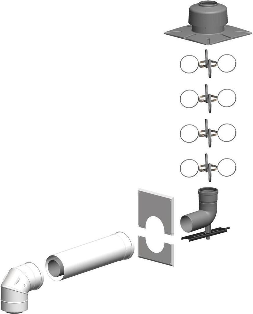 Atec Schacht-Set PolyClassic mit Mündung Kunststoff DN 100/150 - DN 100