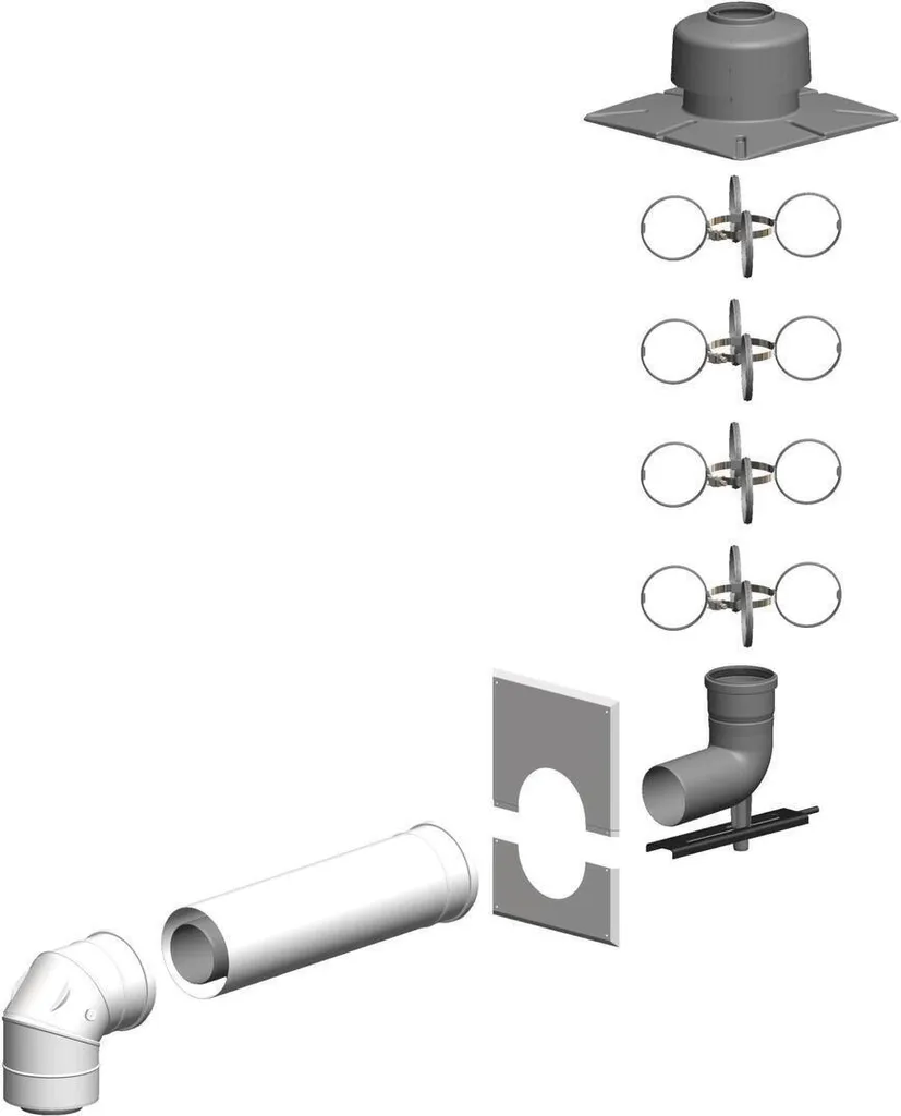 Kit étanche Atec DN 100/150 pour stopper la condensation corrosive