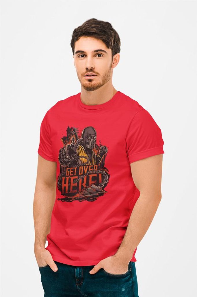 D&B Uni Polo MO00035 Mortal-kombat Rot-Größe 3XL