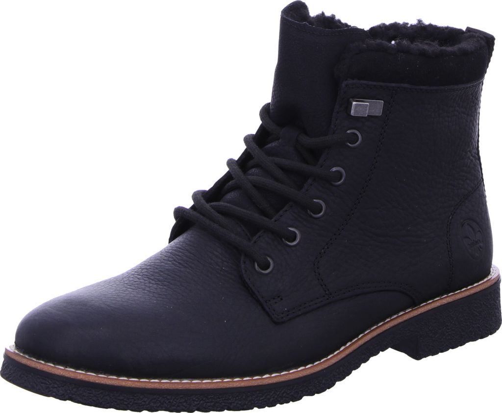 Rieker Herren Schnürstiefeletten 29370-42, 29370-43, 29370-44, 29370-45 RIE-33670 schwarz/schwarz 43
