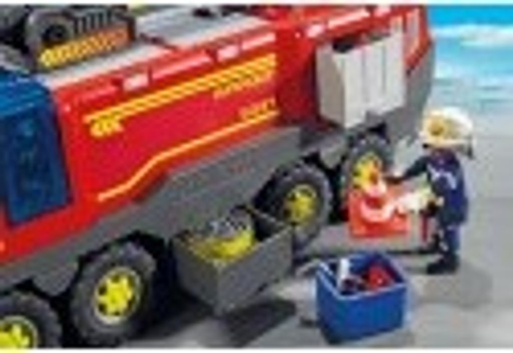 PLAYMOBIL 5337 City Action Flughafenlöschfahrzeug mit Licht Produktbild 14