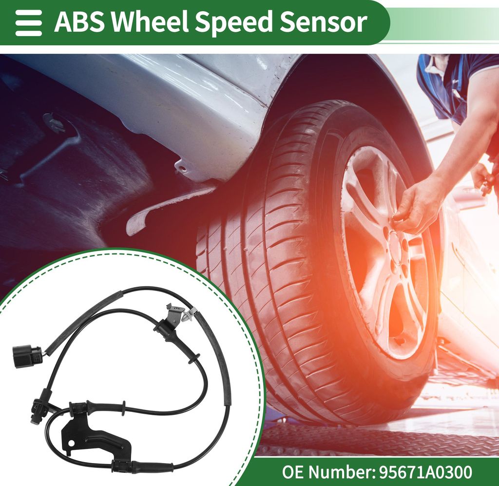 ABS Raddrehzahl Sensor Vorne Rechts ABS Sensor Blockierschutz Bremsen System Sensor Nr. 95671A0300 für Hyundai Creta 2015-2018