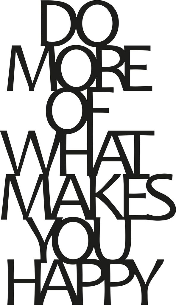 Wallity, Do More Of What Makes You Happy, 41 x 70 cm, Produktbild 2