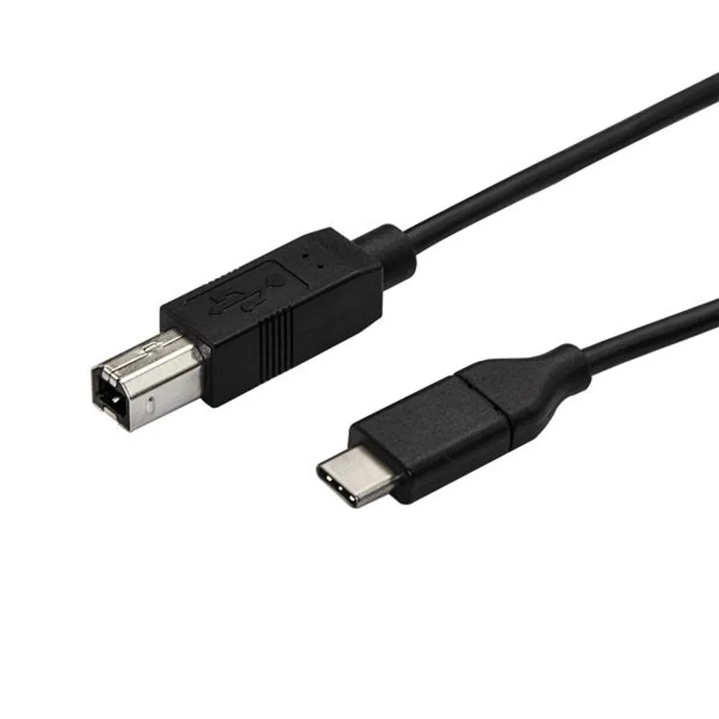 Connecter imprimante USB-B sur MacBook USB-C - Câble adaptateur de 3m Noir