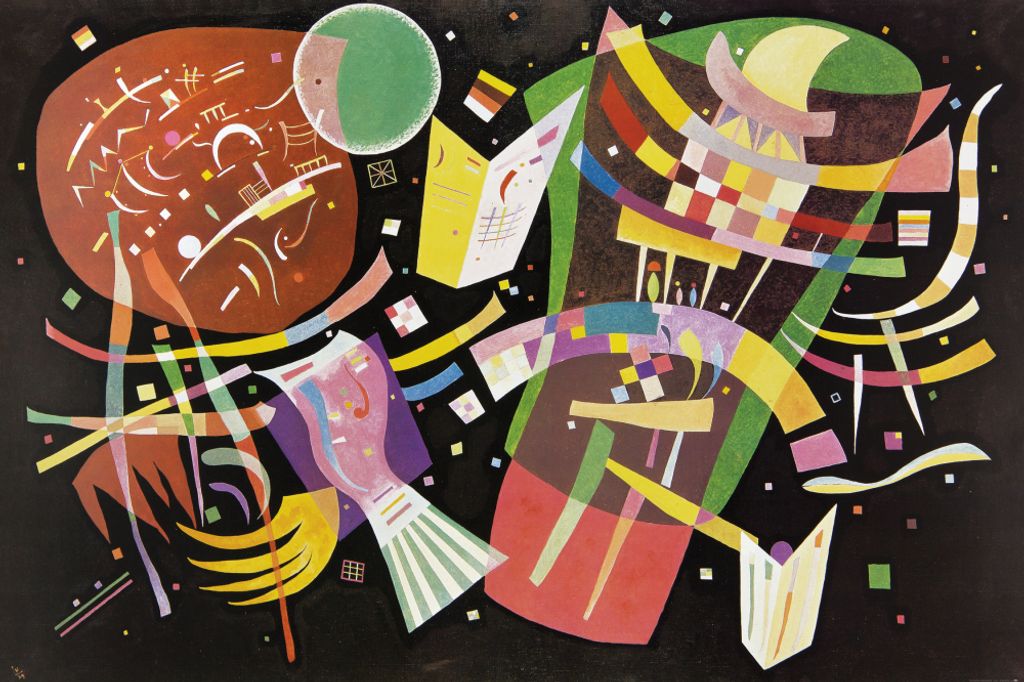 Wassily Kandinsky Kunstdruck Bild - Komposition X, 1939 (120 x 180 cm)