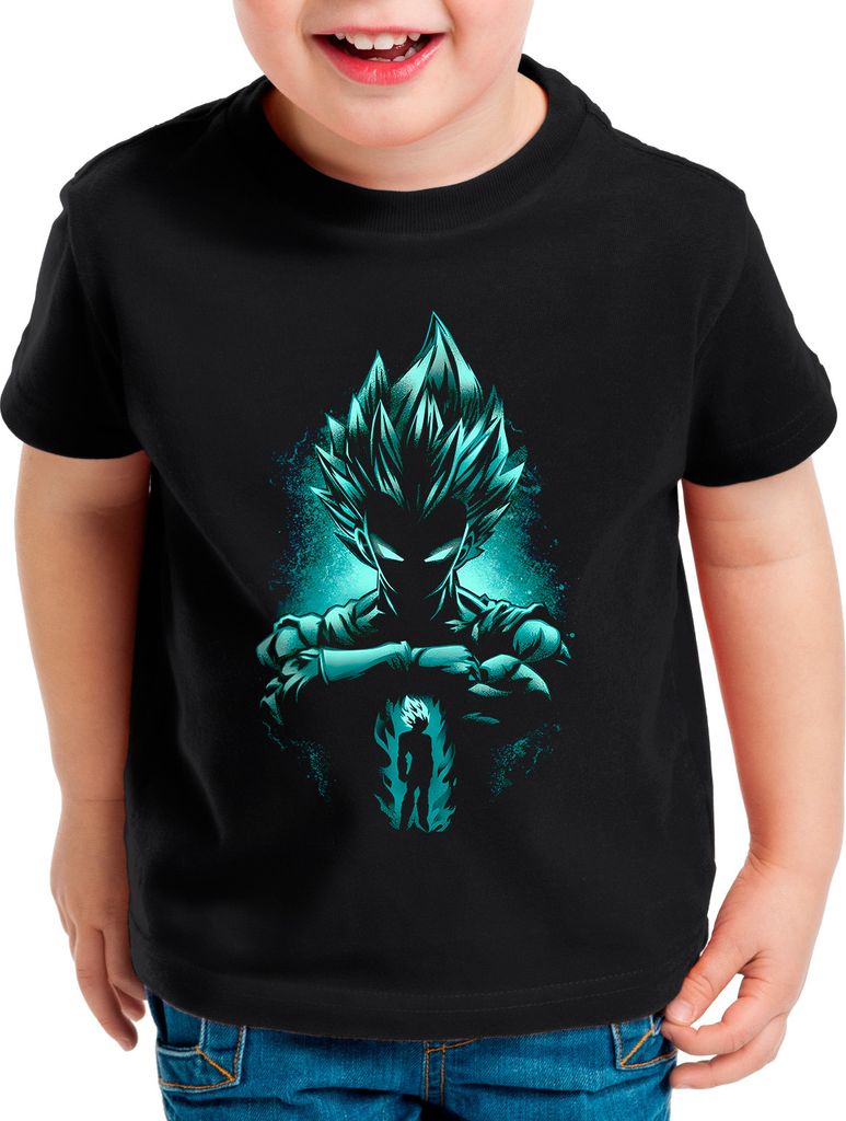 style3 Shining Light Prince Kinder T-Shirt super dragon saiyan z gt