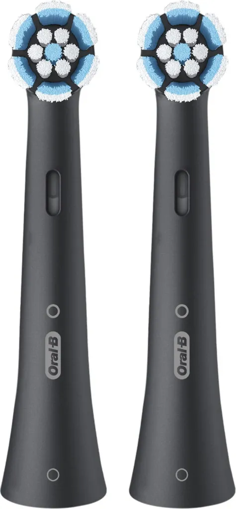 Têtes de brosse Oral-B iO Gentle Care Noires x2 avec Filaments Souples
