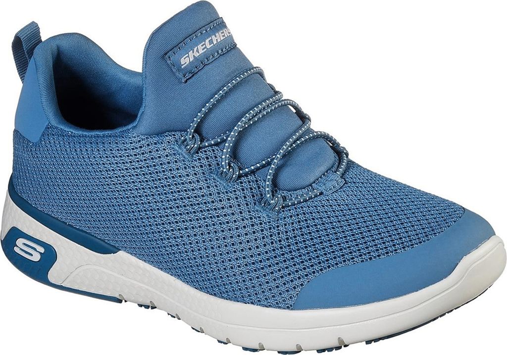 Skechers Damen Arbeitsschuhe Relaxed Fit MARSING WAIOLA SR Sneakers 77281EC Blau, Schuhgröße:36 EU