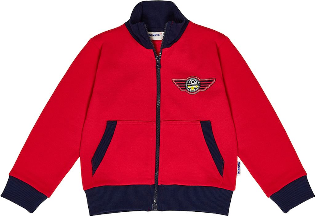Jungen-Sweatshirt Tree Stars - Rot - 104