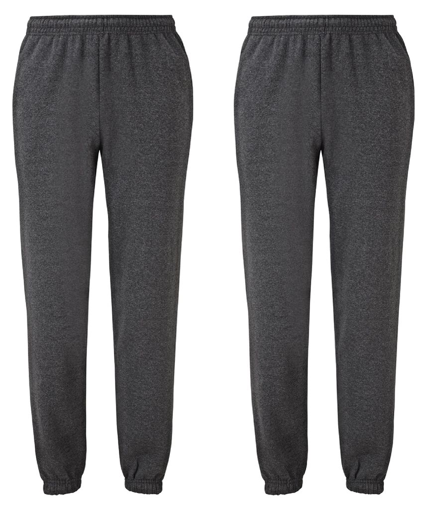 Doppelpack Fruit of the Loom Classic Elasticated Cuff Jog Produktbild 