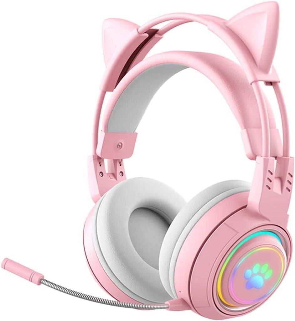Over-Ear-Kopfhörer,Katzenohr Kopfhörer mit RGB Produktbild 