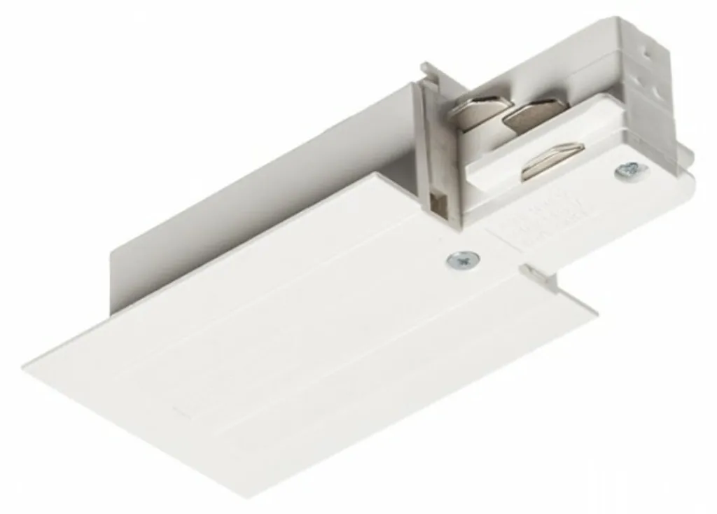 Bloc d'alimentation rail EUTRAC Rendl R11341 blanc : connexion 230V droite
