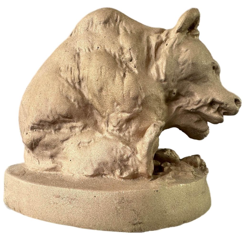 Bronzeskulptur Bär nach Georg August Gaul Replik Kopie Antik-Stil Skulptur Figur
