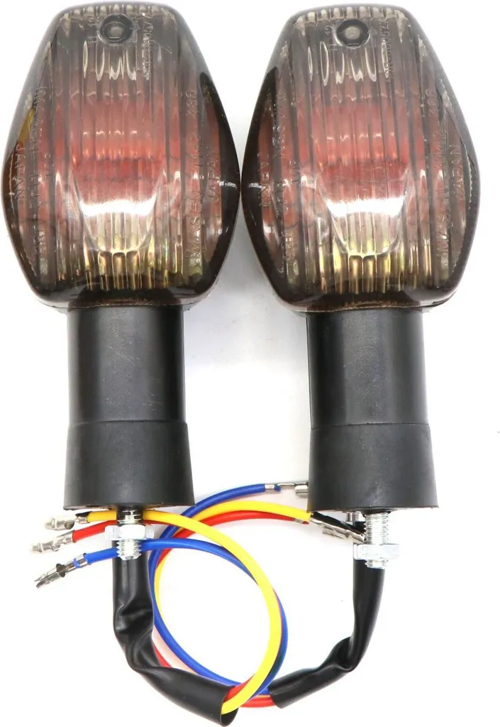 Per HONDA CBR 600 1000RR CB 400 CB900 2002-2012 moto modificato anteriore posteriore perno segnale di avvertimento lampada marrone shell