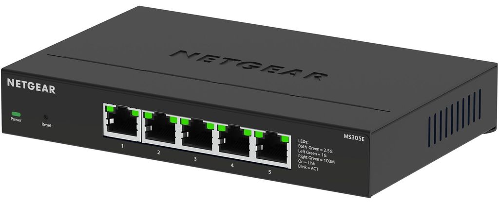 Netgear 5-Port 2,5G Multi-Gigbit Ethernet Plus Switch (MS