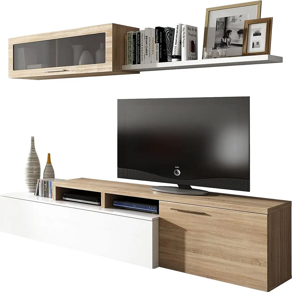 Paroi Modulable Amitraz Chêne Marron pour Diviser une Grande Pièce - 6
