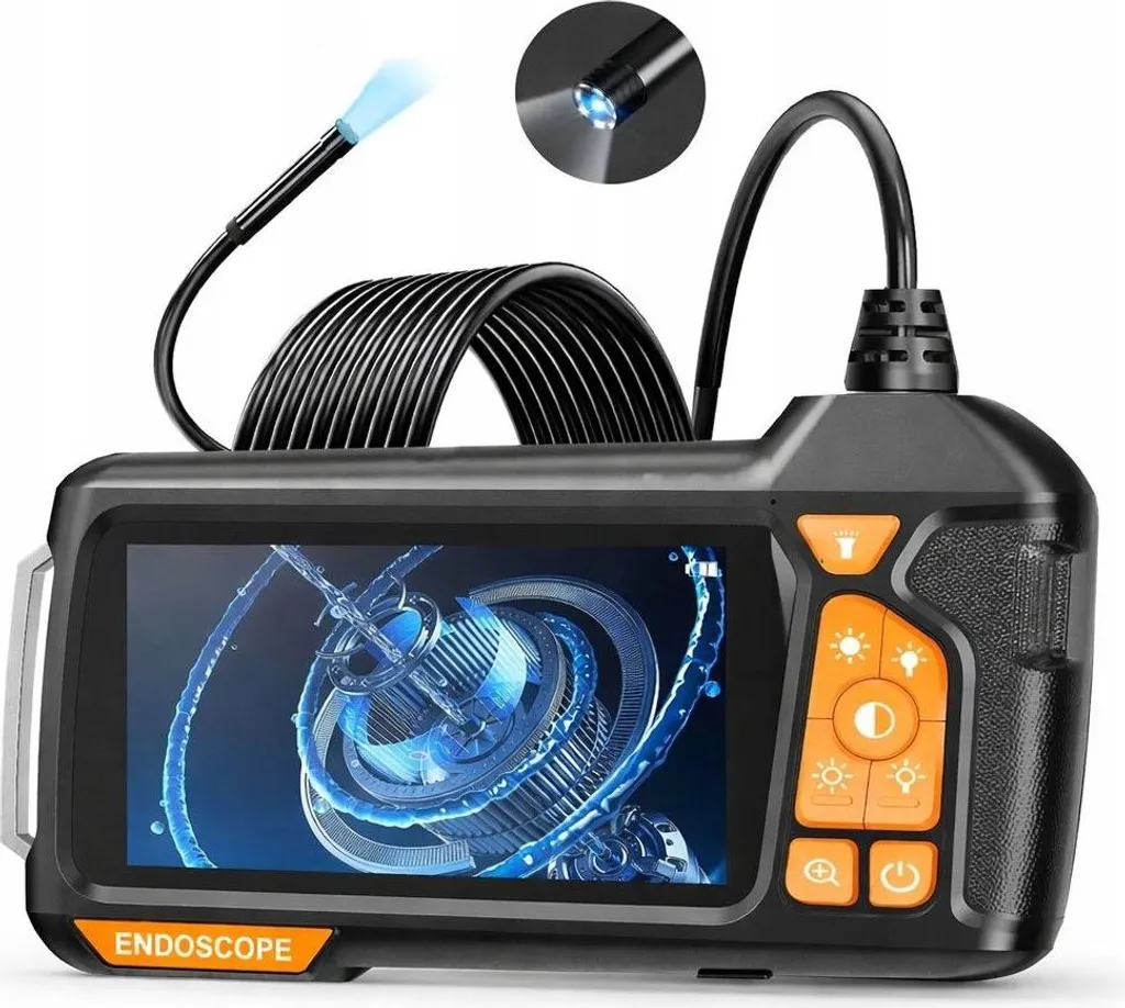 Endoscope rigide avec écran intégré 4,3 pouces et câble de 2 mètres