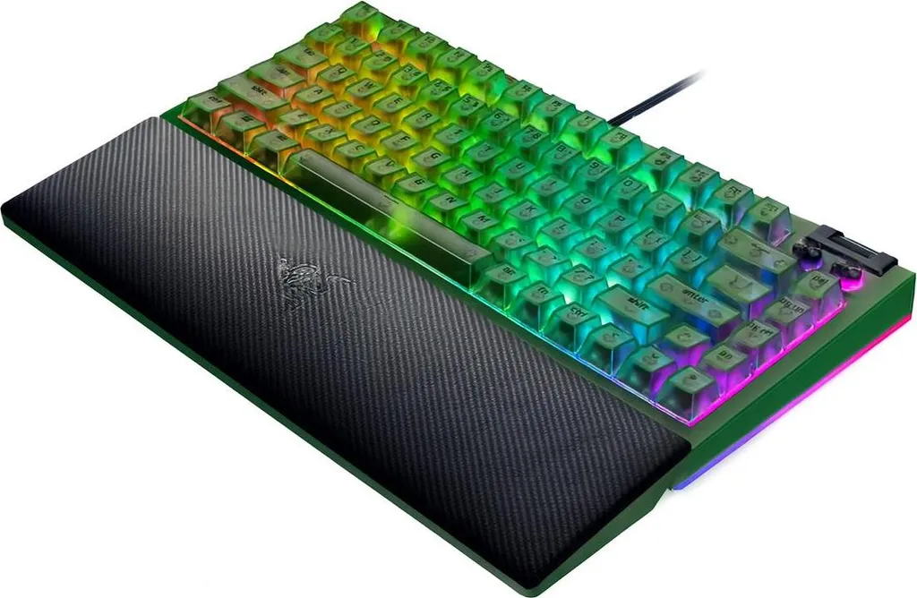 Clavier Gaming Compact Razer BlackWidow V4 75% Tactile pour Setup Pro