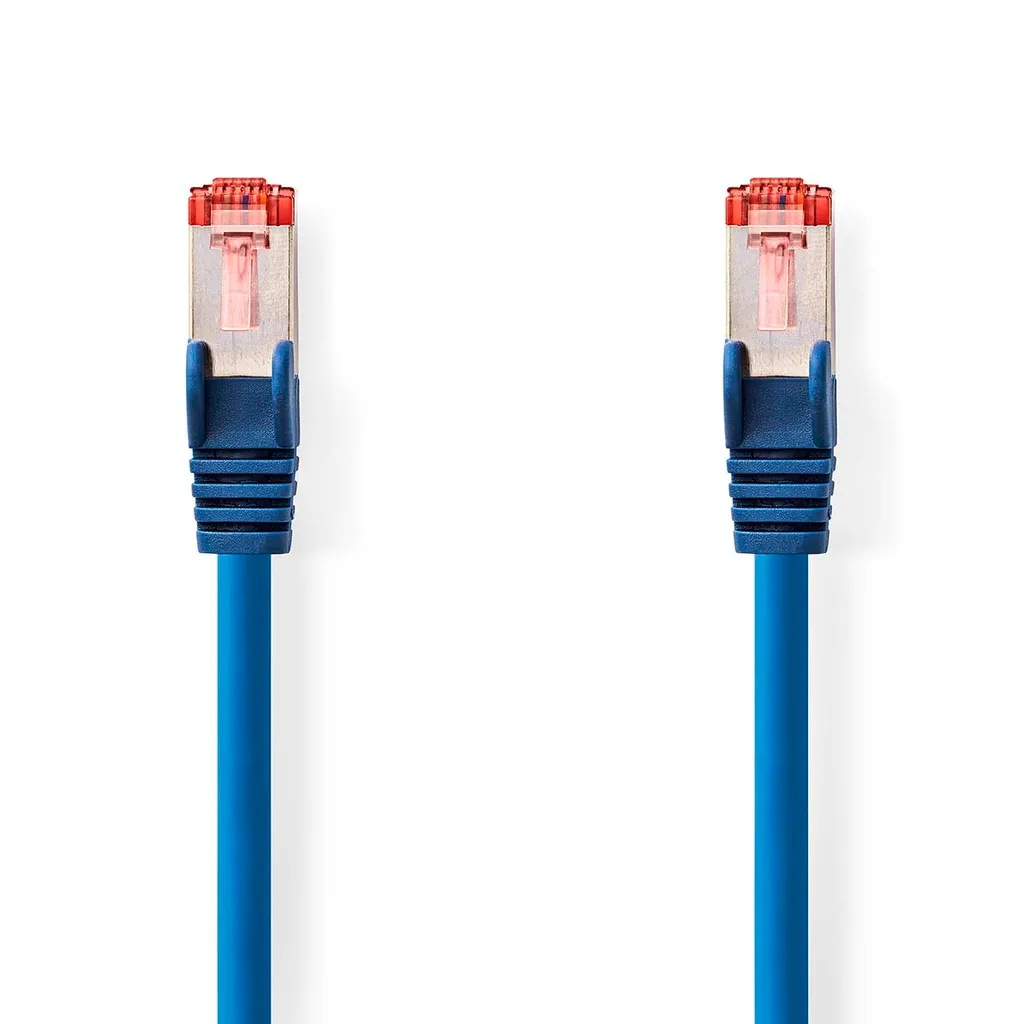 Patch Cord CAT6 S/FTP 50cm LSZH Blu | Cavo Rete Schermato Alta Qualità