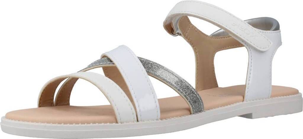Geox Mädchen Klassische Sandalen J5235D 00254 C1000 Farbe: Weiß Größe: 33