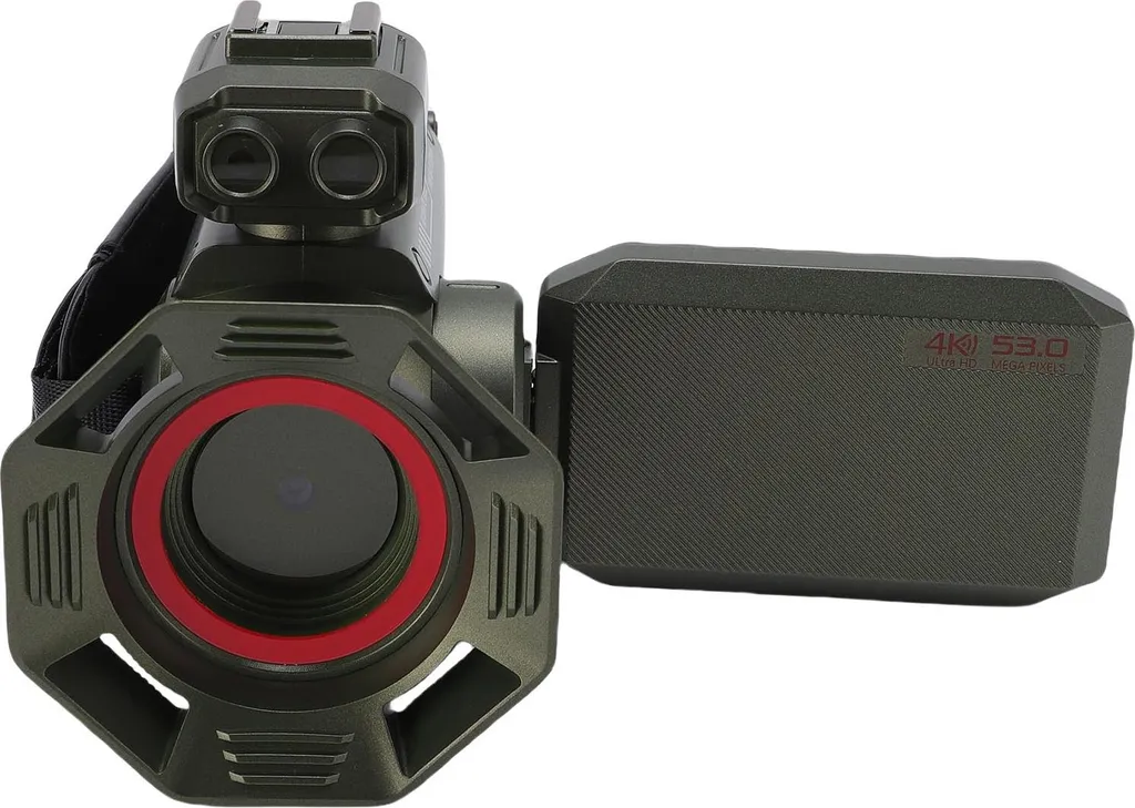 Videocamera, Ultra HD 4K, zoom 50x, autofocus, registratore digitale WiFi con schermo a colori da 3 pollici per registrare la vita quotidiana, verde
