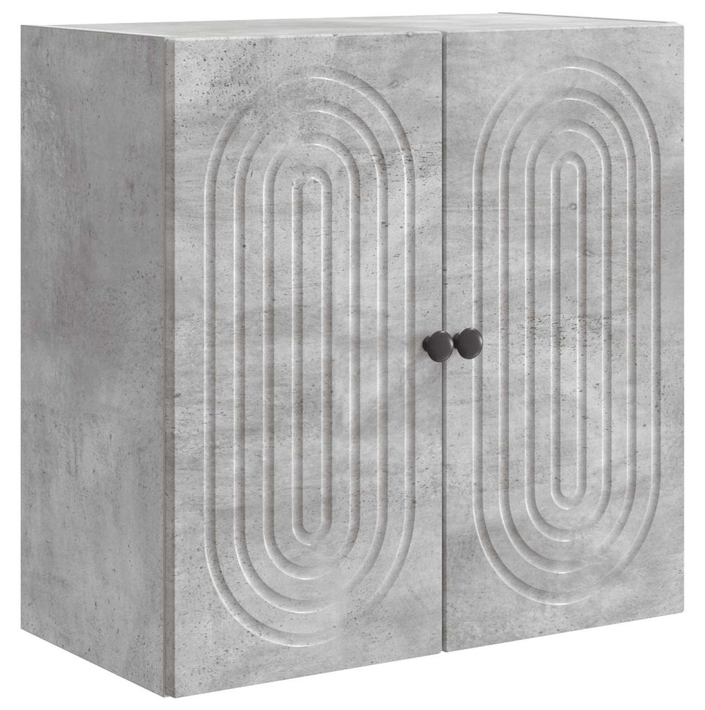 Wandschrank Betongrau 59 x 31 x 60 cm Holzwerkstoff