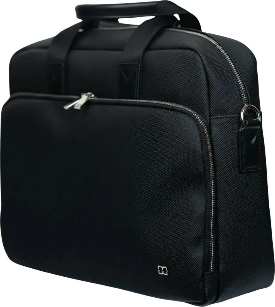David William Porte-document Homme en Cuir pour Ordinateur 17 Pouces
